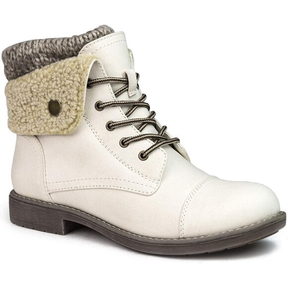 Cliffs By Mountain Women's Synthetic White Duena Hiking Style Boot - Picture 1 of 6